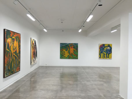 Exhibition view, Rod Bianco Gallery, Oslo 2015, Photo: Rod Bianco Gallery Estate Otto Muehl